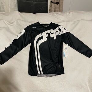 Fox Racing Black and White Jersey